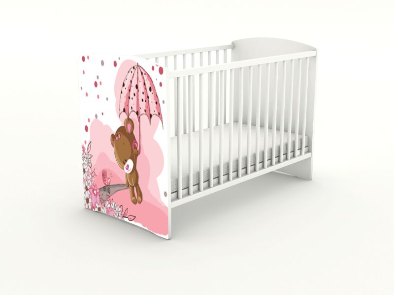 Becks detská postieľka Girl Teddy